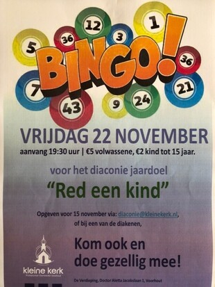 22 november - Bingo Diaconie